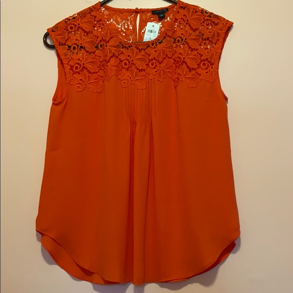 NEW with tags. Ann Taylor short sleeve dress shirt